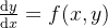 \frac{\mathrm{d}y }{\mathrm{d} x}=f(x,y)