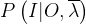 P\left ( I|O,\overline{\lambda } \right )