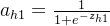 a_{h1}=\frac{1}{1+e^{-z_{h1}}}